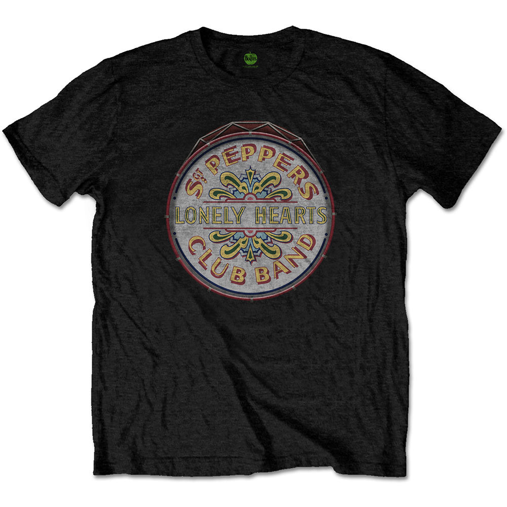 The Beatles Original Pepper Drum [T-Shirt] Black