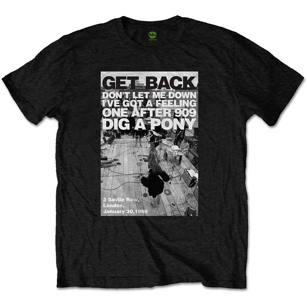 The Beatles Rooftop Shot [T-Shirt] - Rock Band Apparel