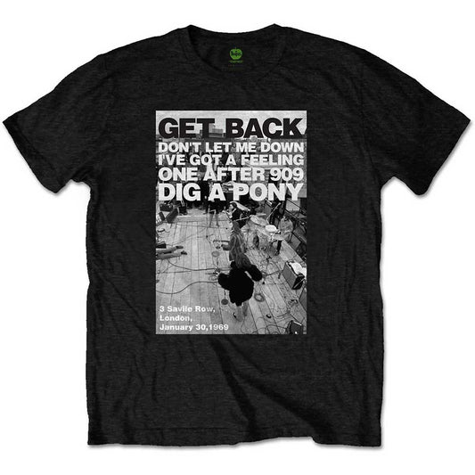 The Beatles Rooftop Shot [T-Shirt] - Rock Band Apparel