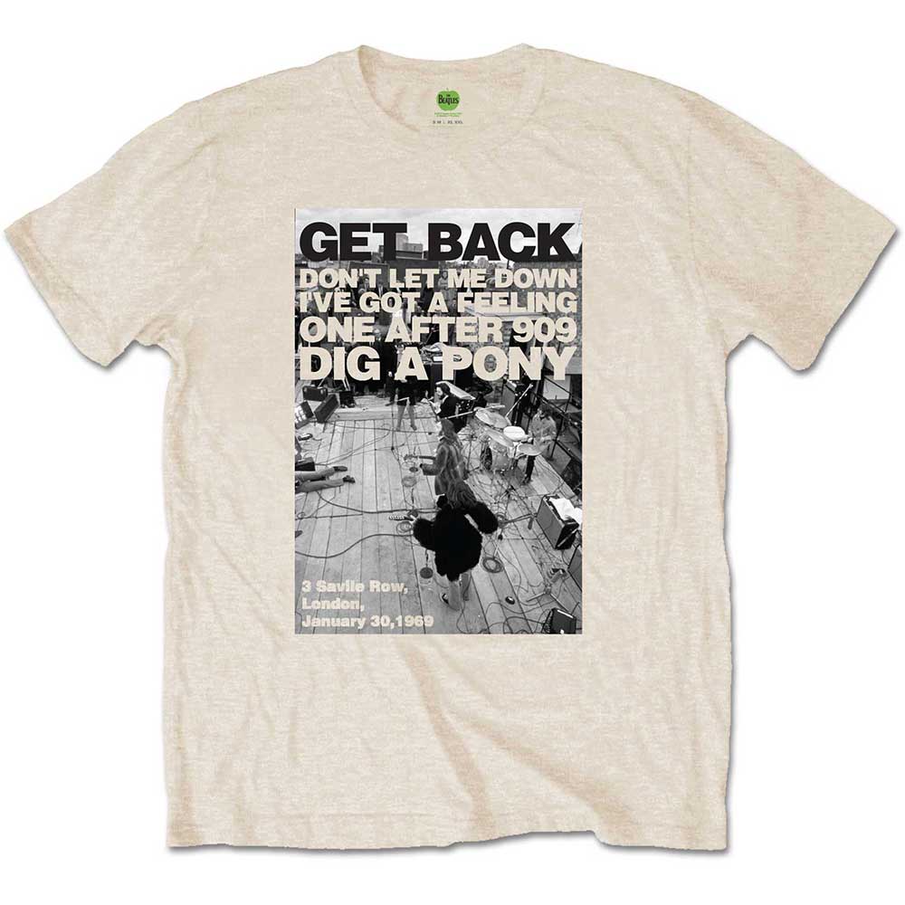 The Beatles Rooftop Shot [T-Shirt] - Rock Band Apparel