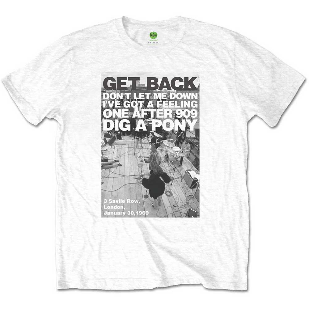 The Beatles Rooftop Shot [T-Shirt] - Rock Band Apparel
