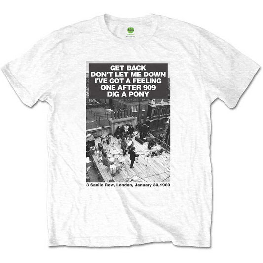 The Beatles Rooftop Songs [T-Shirt] - Rock Band Apparel