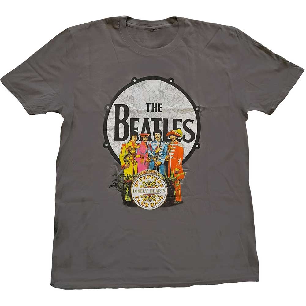 The Beatles Sgt Pepper & Drum [T-Shirt] - Rock Band Apparel
