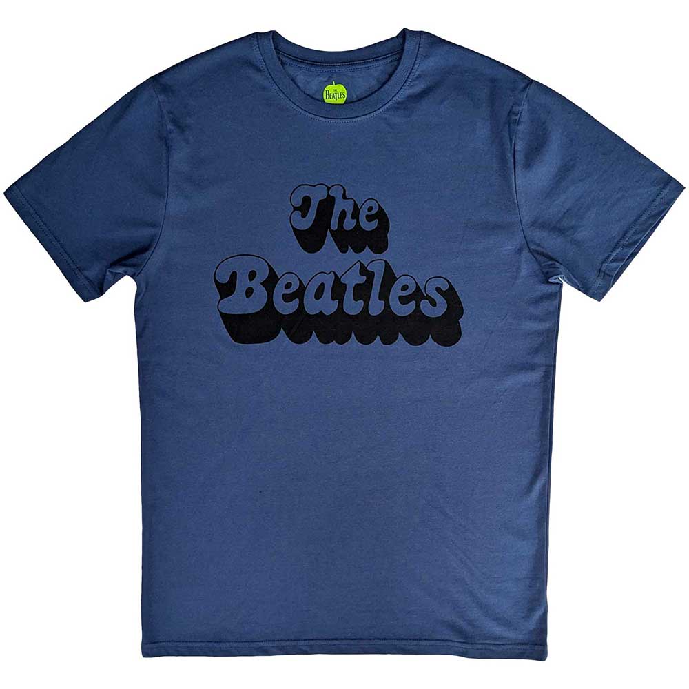 The Beatles Text Logo Shadow [T-Shirt] - Rock Band Apparel