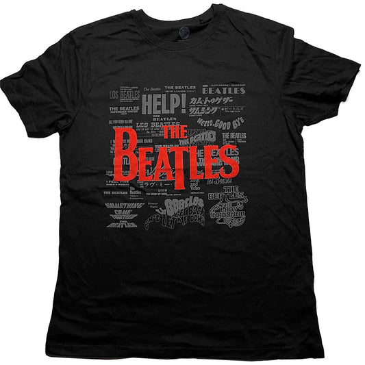 The Beatles Titles & Logos [] Black