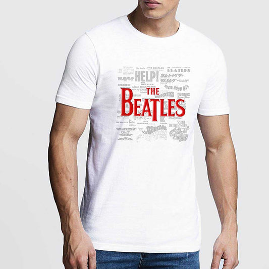 The Beatles Titles & Logos [] White