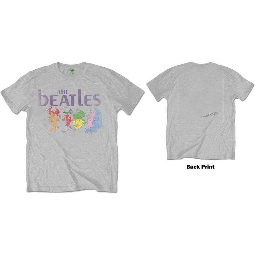 The Beatles White Album Back [T-Shirt] Grey