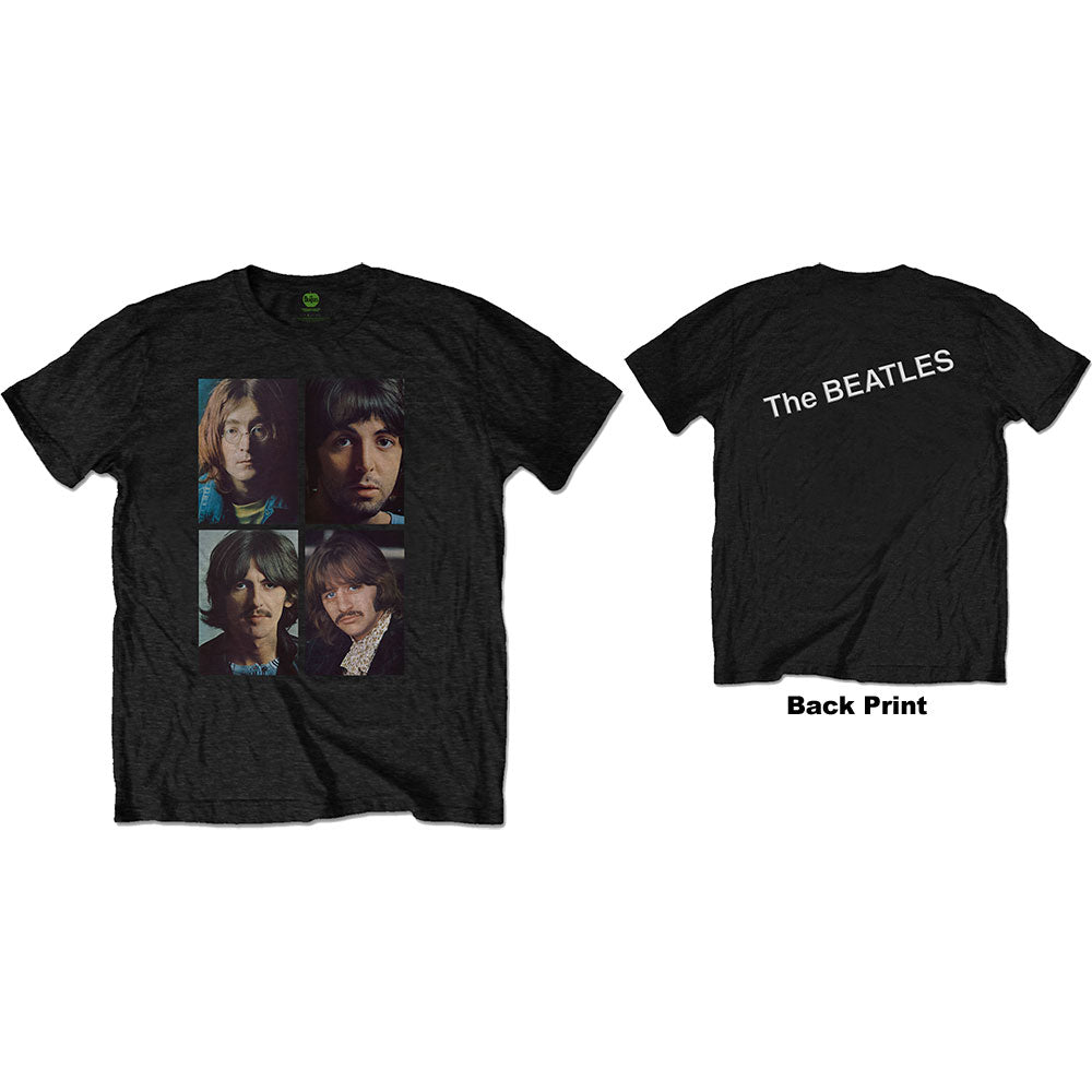 The Beatles White Album Faces [T-Shirt] Black