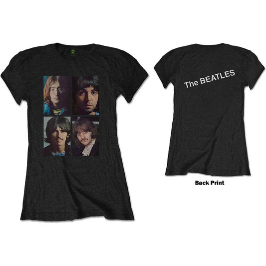 The Beatles White Album Faces [T-Shirt] - Rock Band Apparel