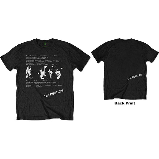 The Beatles White Album Tracks [T-Shirt] Black