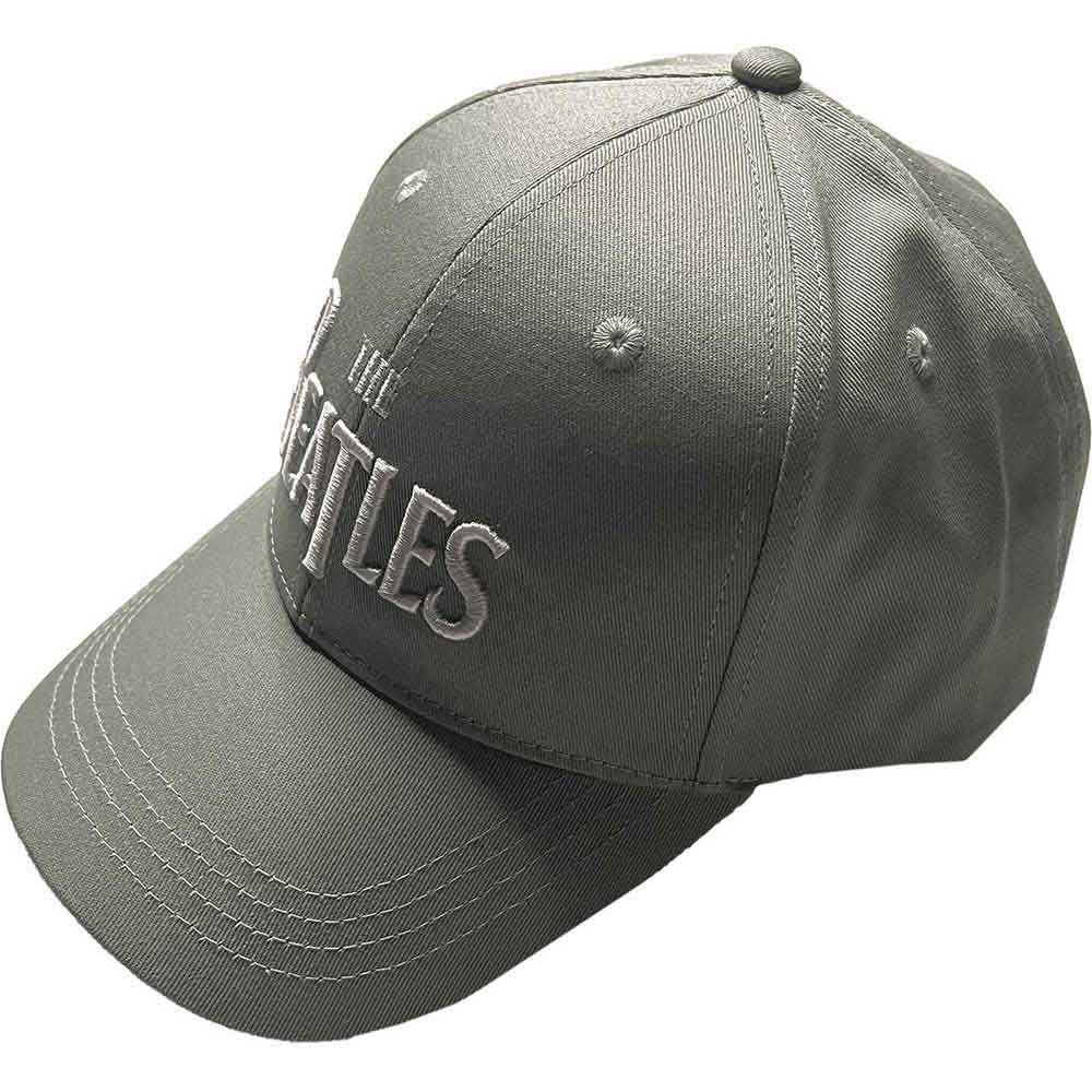 The Beatles White Drop T Logo [Hat] - Rock Band Apparel