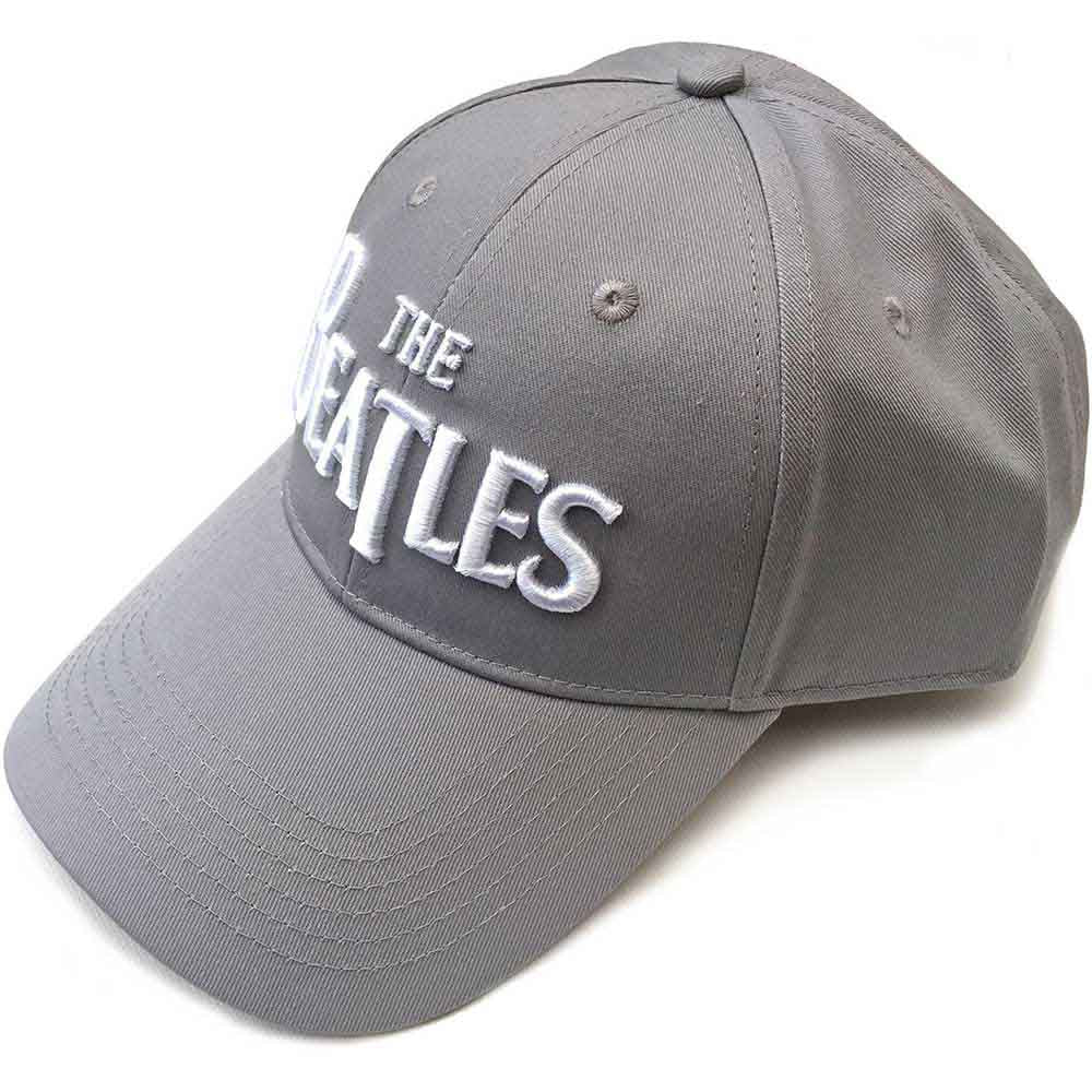The Beatles White Drop T Logo [Hat] Grey