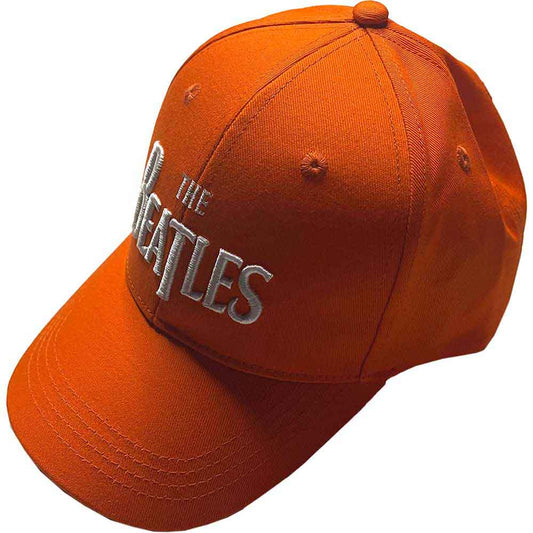 The Beatles White Drop T Logo [Hat] - Rock Band Apparel
