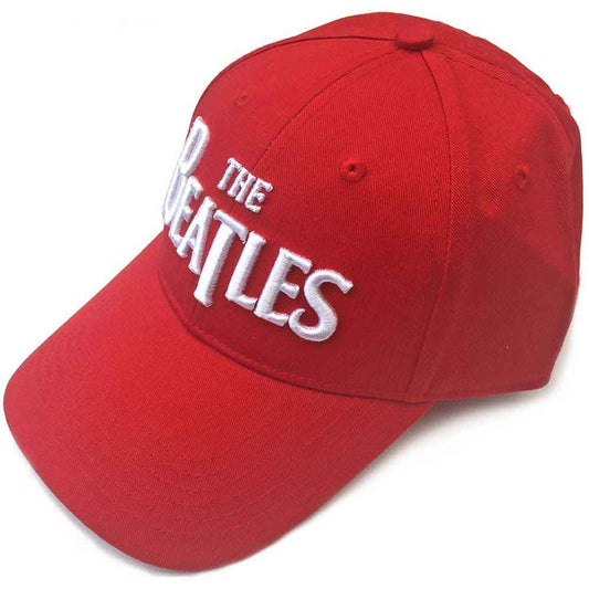 The Beatles White Drop T Logo [Hat] Red
