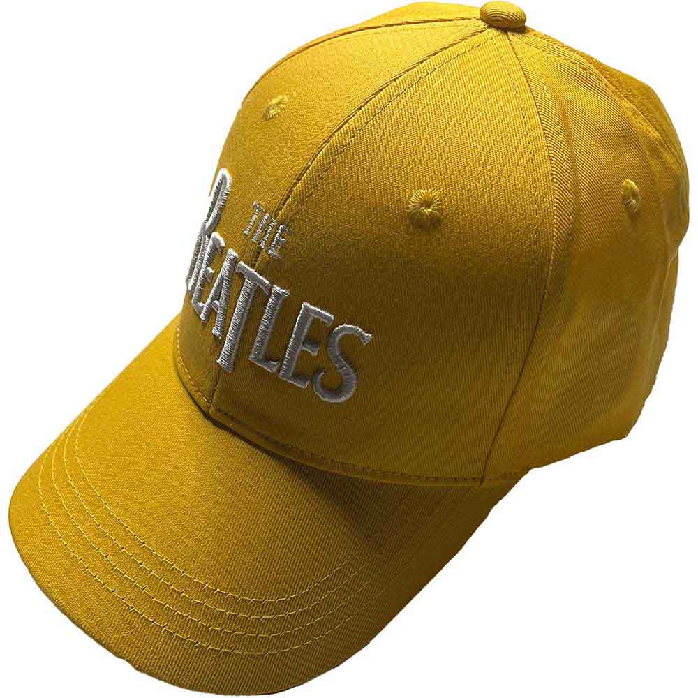 The Beatles White Drop T Logo [Hat] - Rock Band Apparel