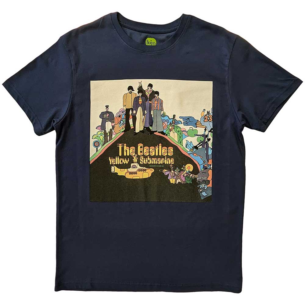 The Beatles Yellow Submarine Album Cover [T-Shirt] Blue