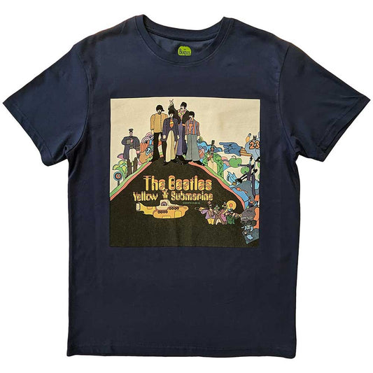The Beatles Yellow Submarine Album Cover [T-Shirt] Blue