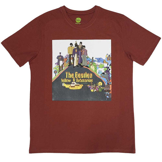 The Beatles Yellow Submarine Album Cover [T-Shirt] Red