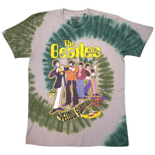 The Beatles Yellow Submarine Band In Line [T-Shirt] White