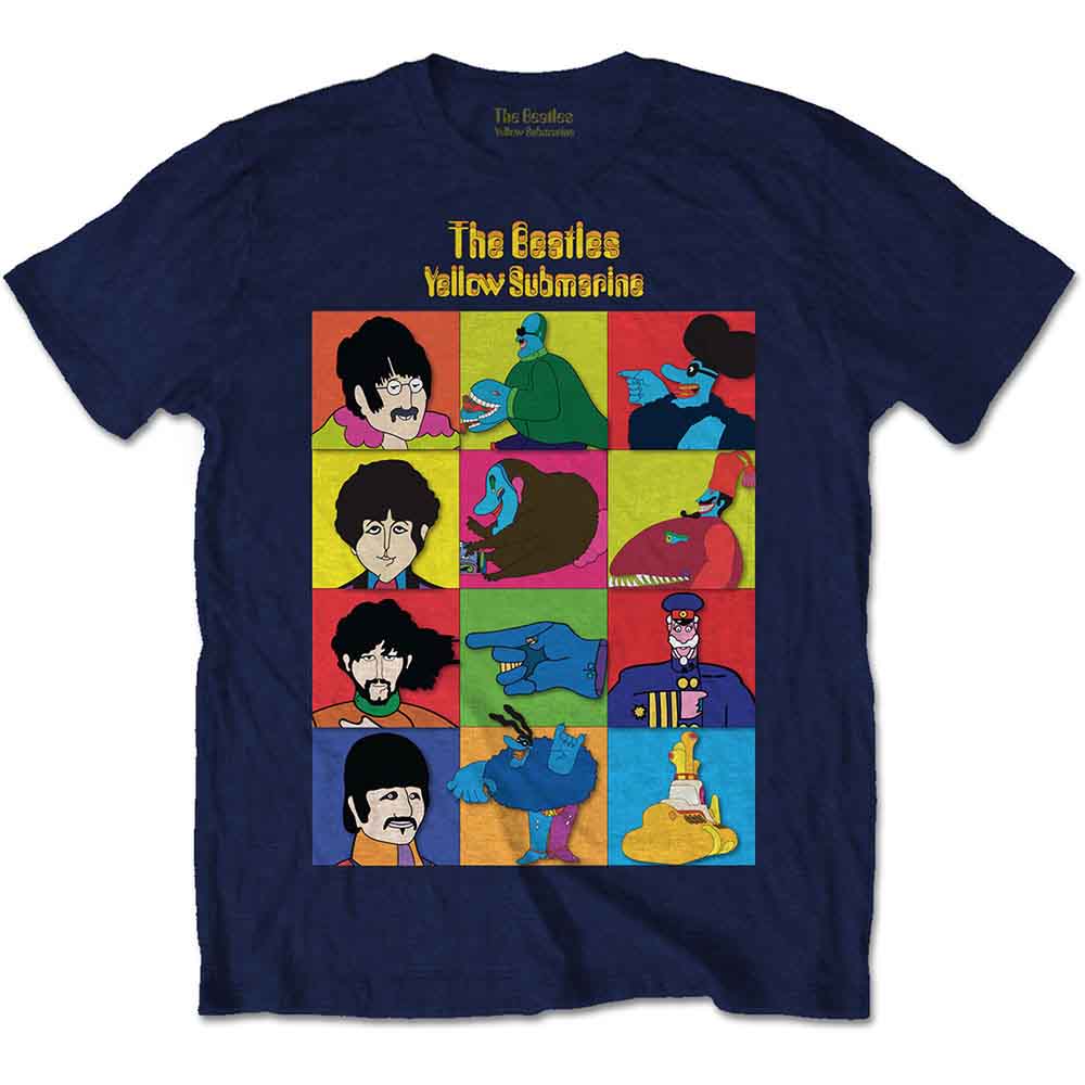 The Beatles Yellow Submarine Characters [T-Shirt] - Rock Band Apparel