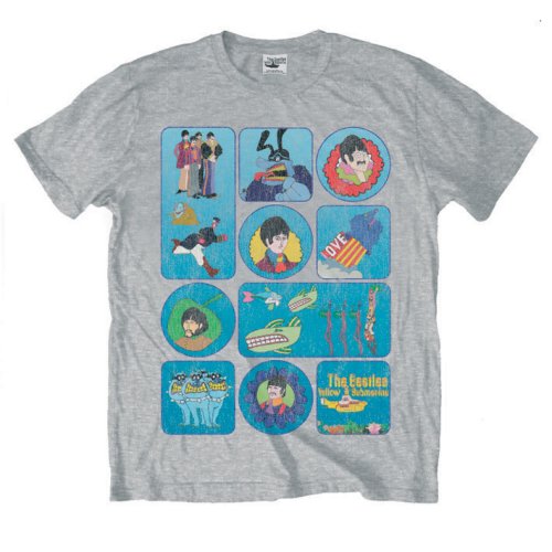 The Beatles Yellow Submarine Montage [T-Shirt] - Rock Band Apparel