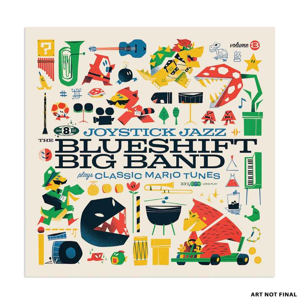 Joystick Jazz: The Blueshift Big Band Plays Classic Mario Tunes (Vol. 3) [Vinyl]