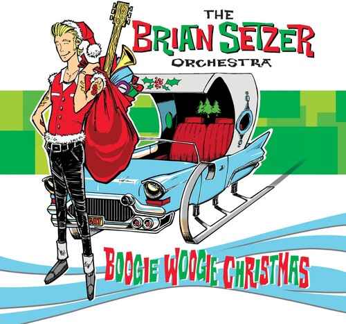 Boogie Woogie Christmas (Green & White Splatter Colored Vinyl, Digital Download Card) [Vinyl]