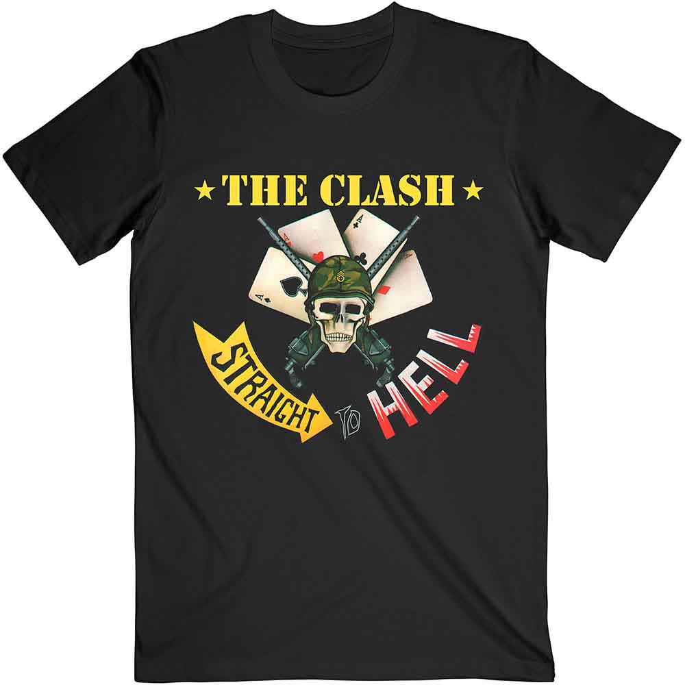 The Clash Straight To Hell Single [T-Shirt] Black