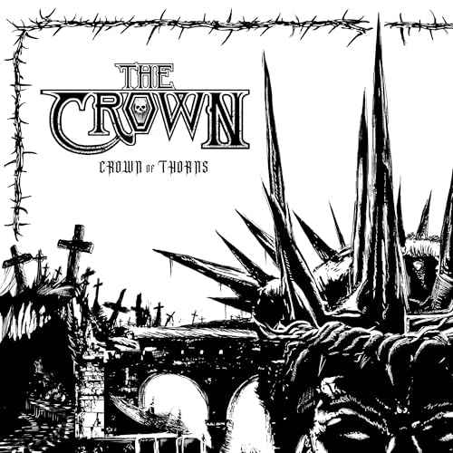 The Crown - Crown Of Thorns (Black & White Colored Vinyl) [Vinyl]