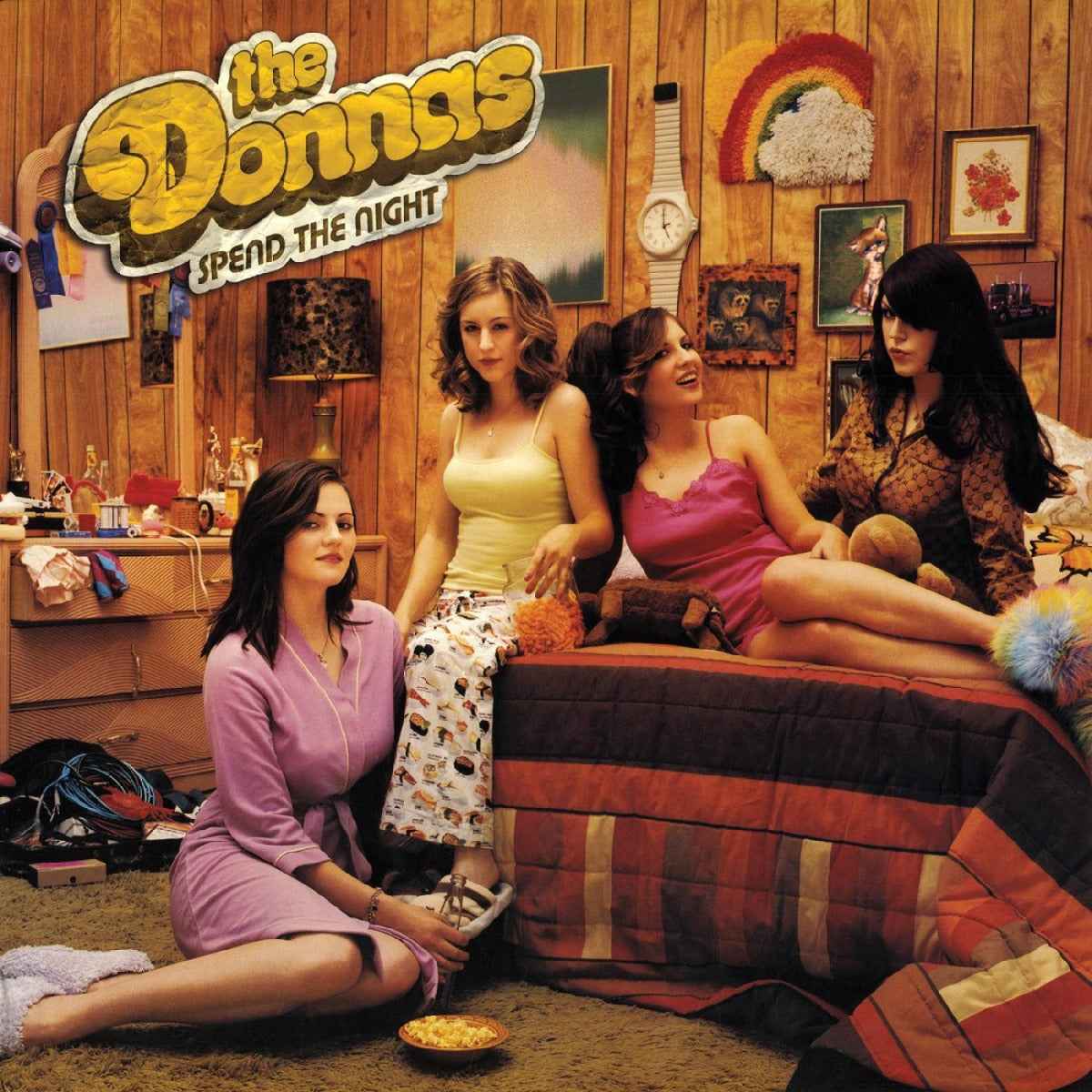 The Donnas - Spend The Night (Hot Pink Vinyl, Includes 2-Page Insert with Lyrics) [Vinyl]