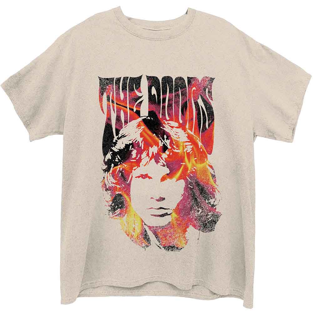 The Doors Jim Face Fire [T-Shirt] Neutral