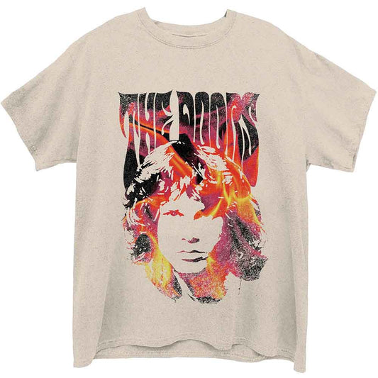 The Doors Jim Face Fire [T-Shirt] Neutral