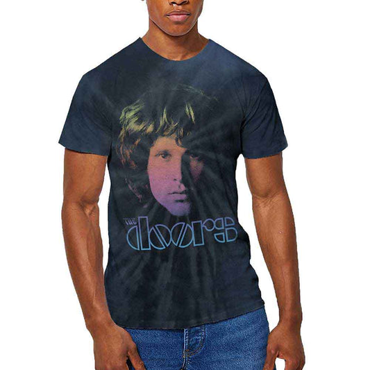 The Doors Jim Halftone Gradient [T-Shirt] Blue