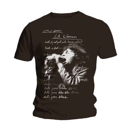 The Doors LA Woman Lyrics [T-Shirt] - Rock Band Apparel