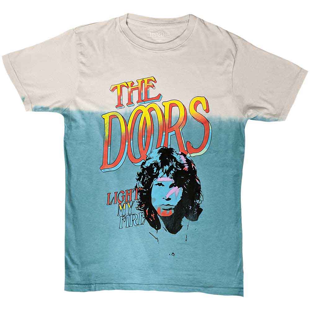 The Doors Light My Fire Stacked [T-Shirt] - Rock Band Apparel