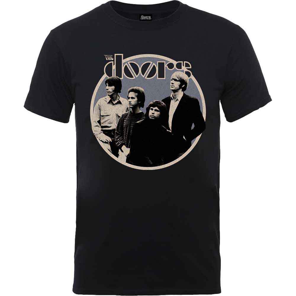The Doors Retro Circle [T-Shirt] - Rock Band Apparel