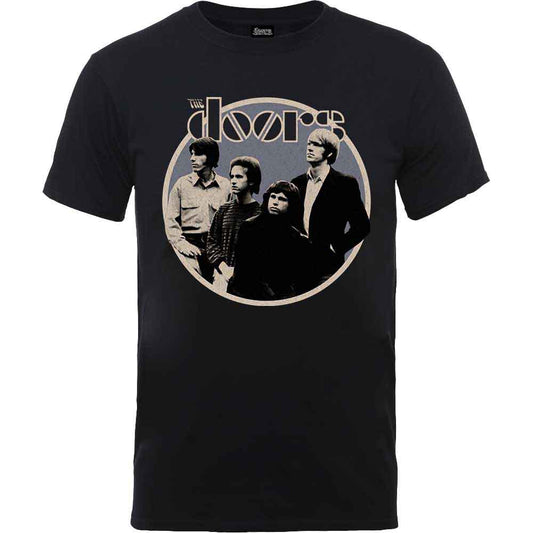 The Doors Retro Circle [T-Shirt] - Rock Band Apparel