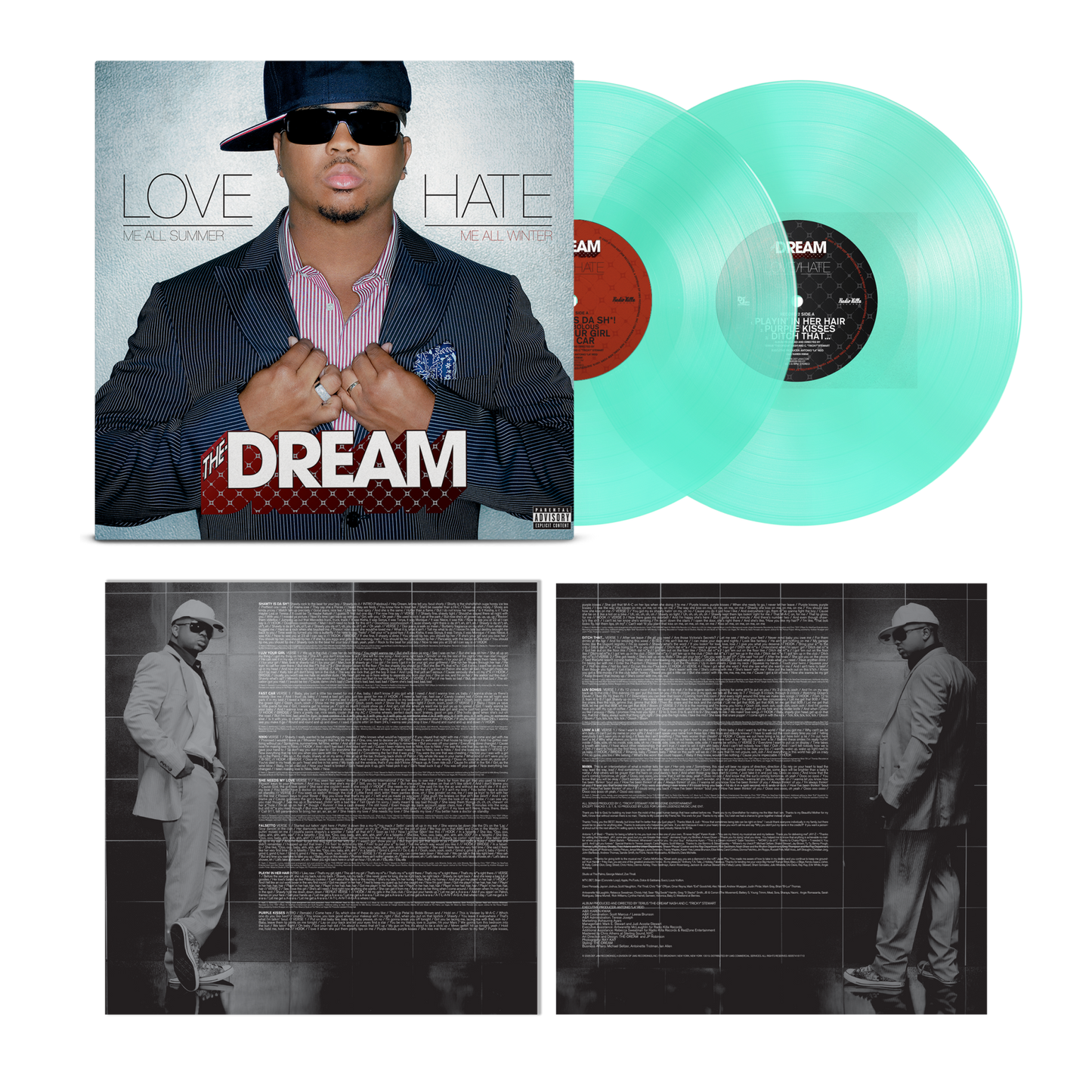 The-dream - Love/Hate [Transparent Sea Glass] [2LP] [Vinyl]