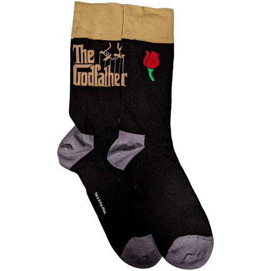 The Godfather Logo Gold [Socks] - Rock Band Apparel