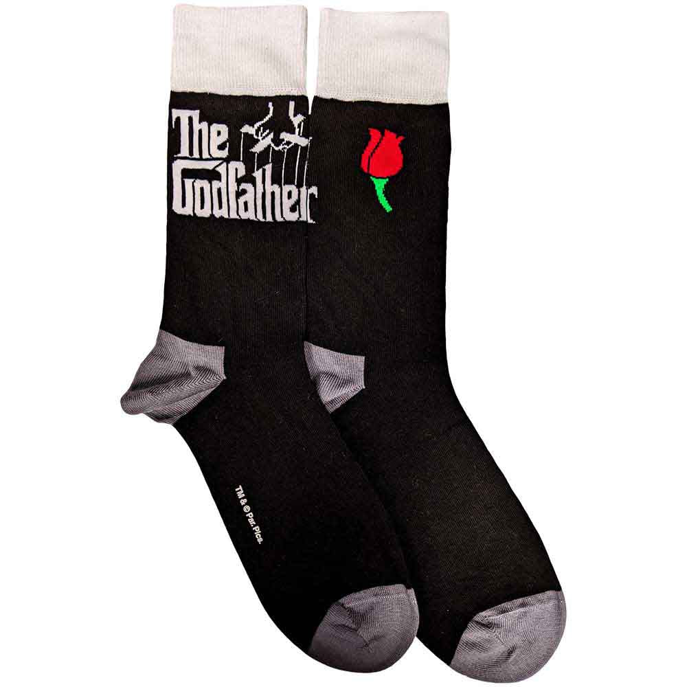 The Godfather Logo White [Socks] Black