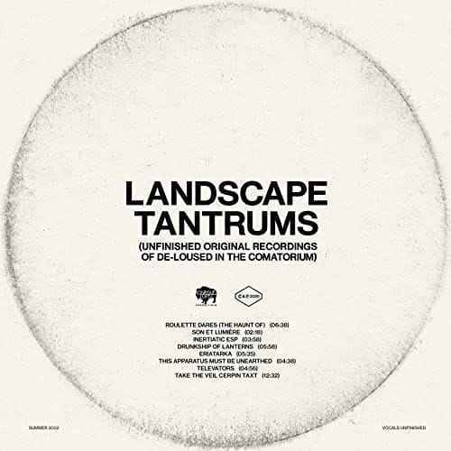 The Mars Volta - Landscape Tantrums - Unfinished Original Recordings Of De-Loused In The Comatorium (Black Vinyl) [Vinyl]