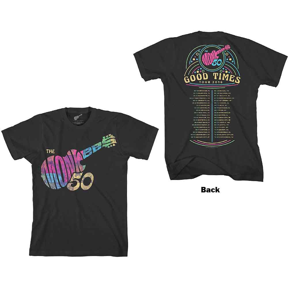 The Monkees Guitar Discography [T-Shirt] - Rock Band Apparel