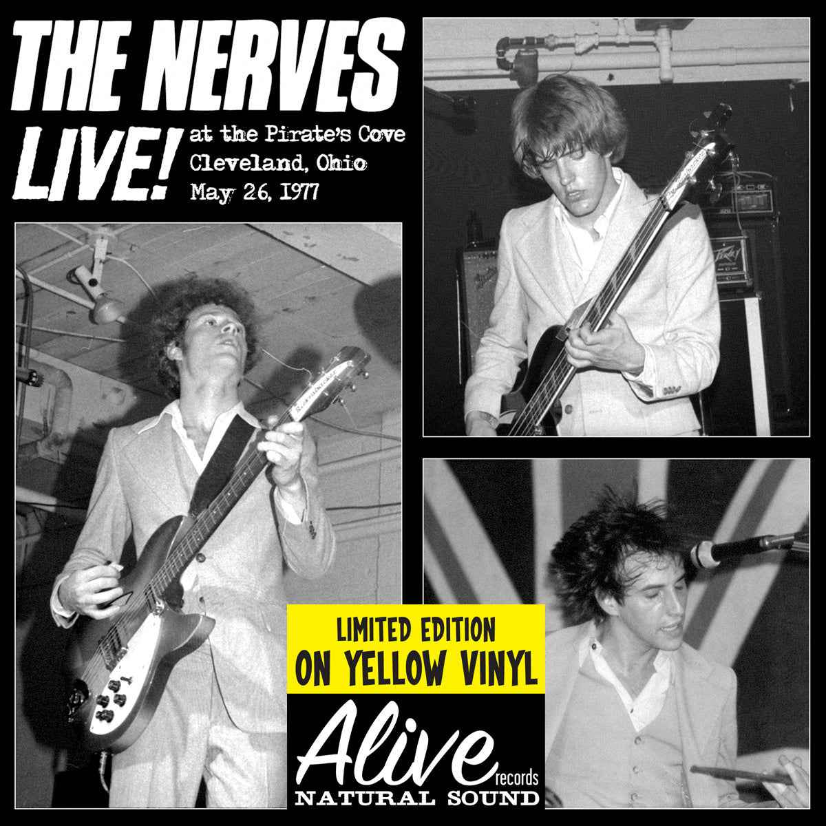 The Nerves - Live At The Pirate'S Cove Yellow Vinyl (Yellow Vinyl) [Vinyl]
