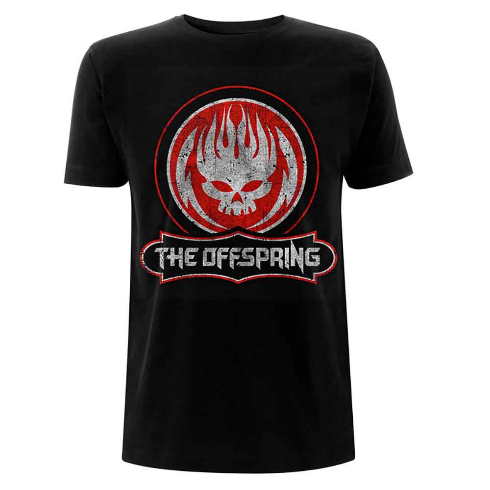 The Offspring Distressed Skull [T-Shirt] Black