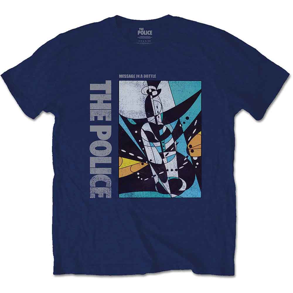 The Police Message in a Bottle [T-Shirt] Blue