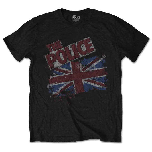 The Police Vintage Flag [T-Shirt] - Rock Band Apparel