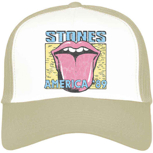 The Rolling Stones America '89 Tour Map [Hat] - Rock Band Apparel