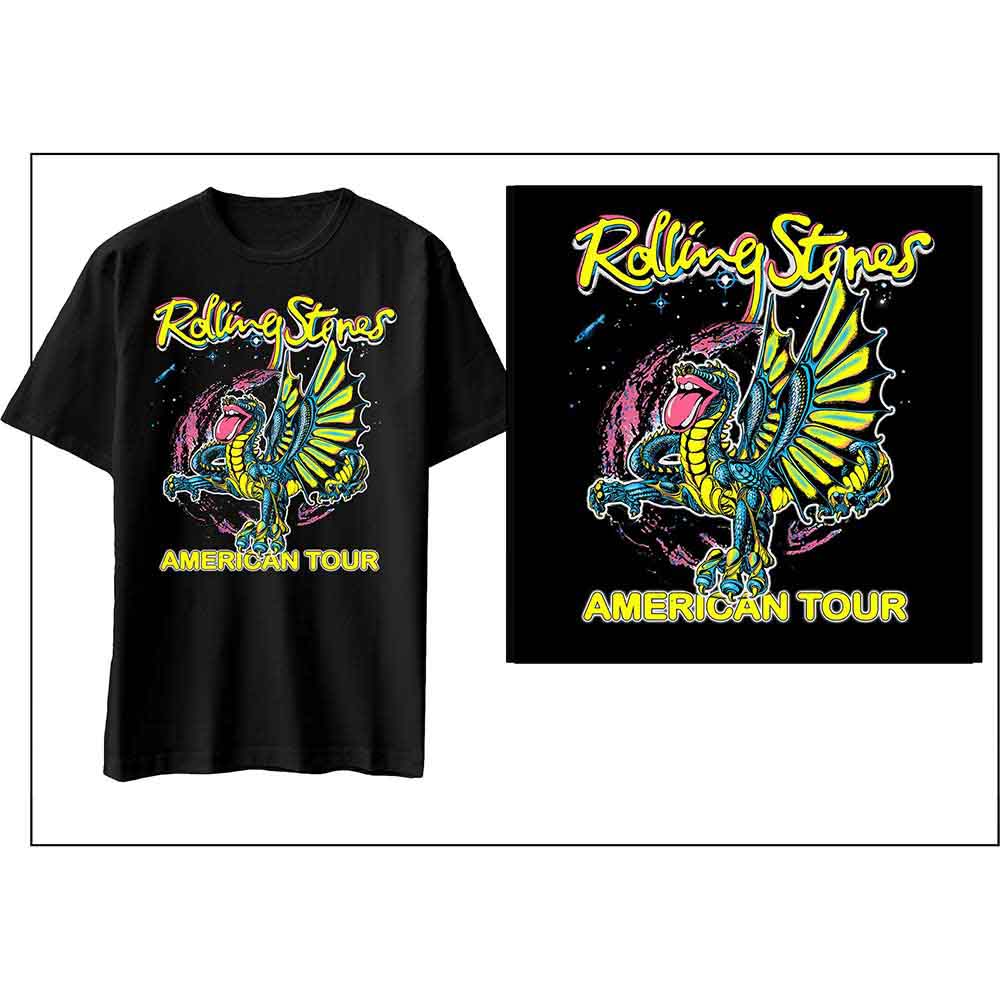 The Rolling Stones American Tour Dragon [T-Shirt] - Rock Band Apparel