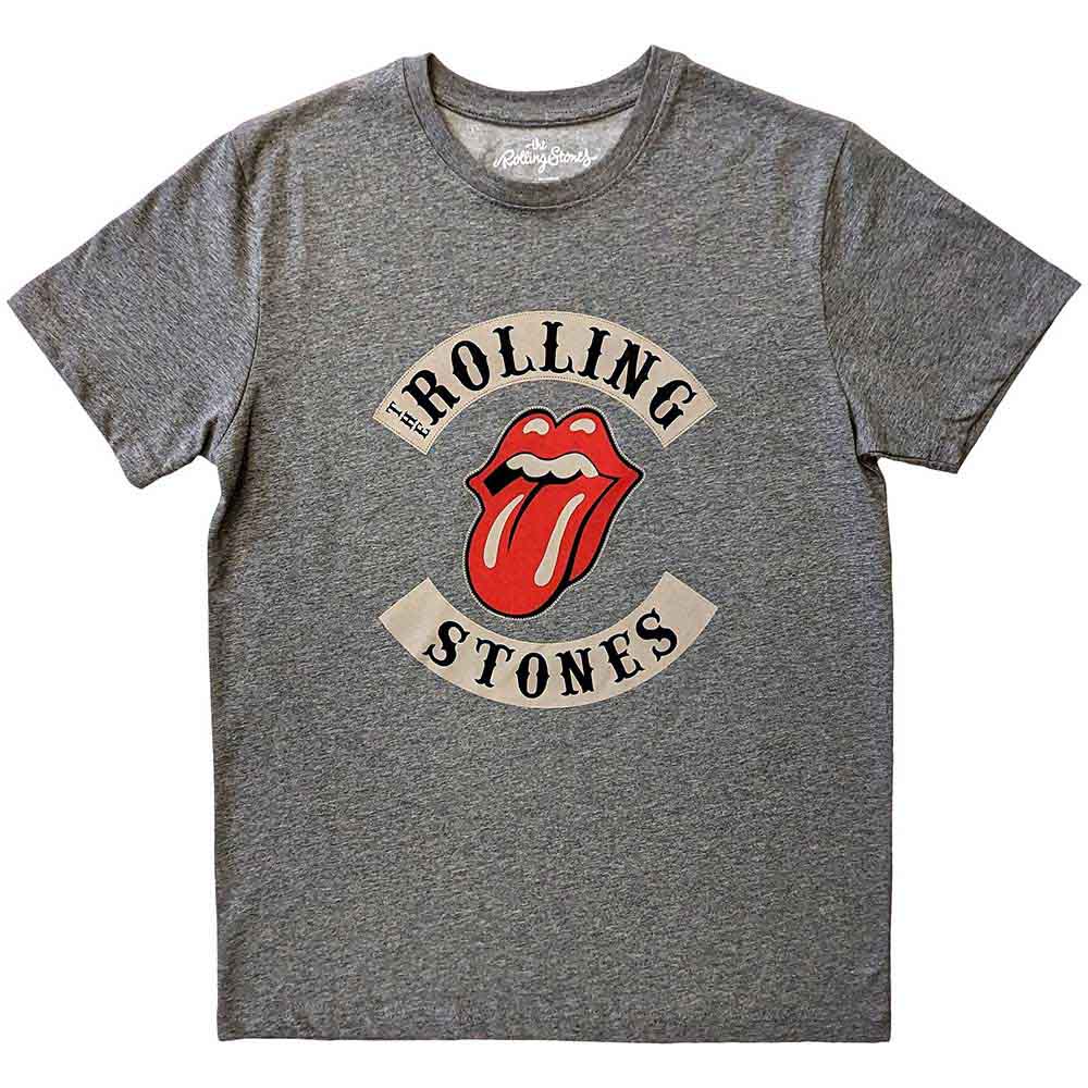 The Rolling Stones Biker Tongue [T-Shirt] - Rock Band Apparel