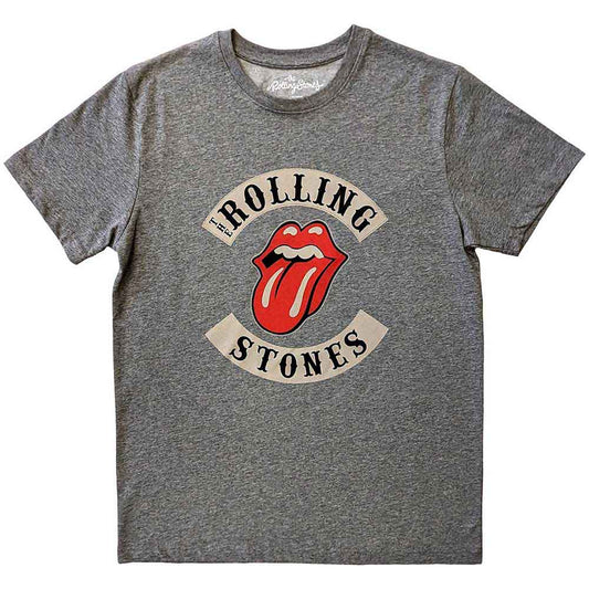 The Rolling Stones Biker Tongue [T-Shirt] - Rock Band Apparel